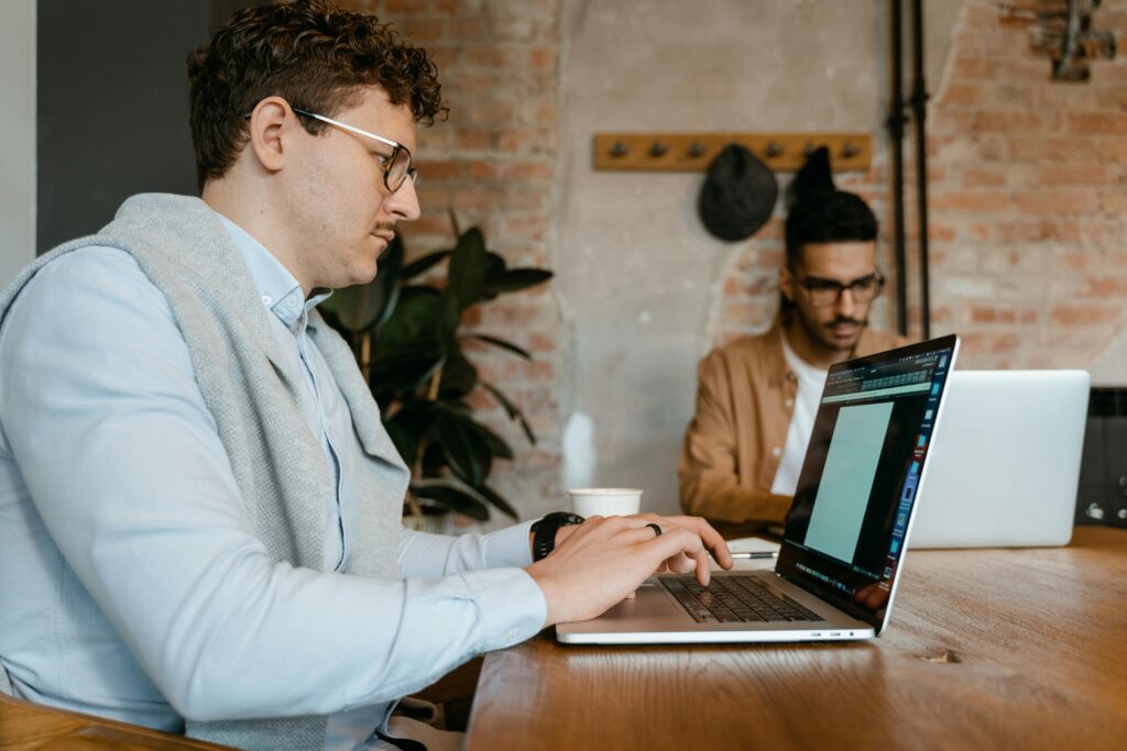 people working at coworking space